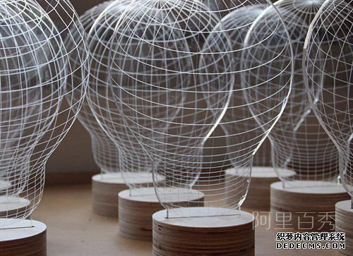 利用错觉设计的3D立体灯泡--阿里百秀